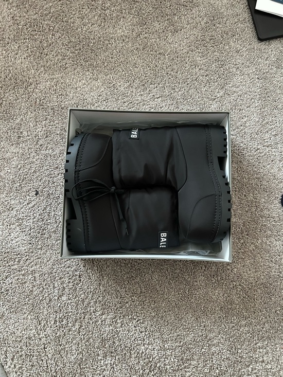 Balenciaga Other - Bally Black Quilted Lug-Sole Ankle Boots